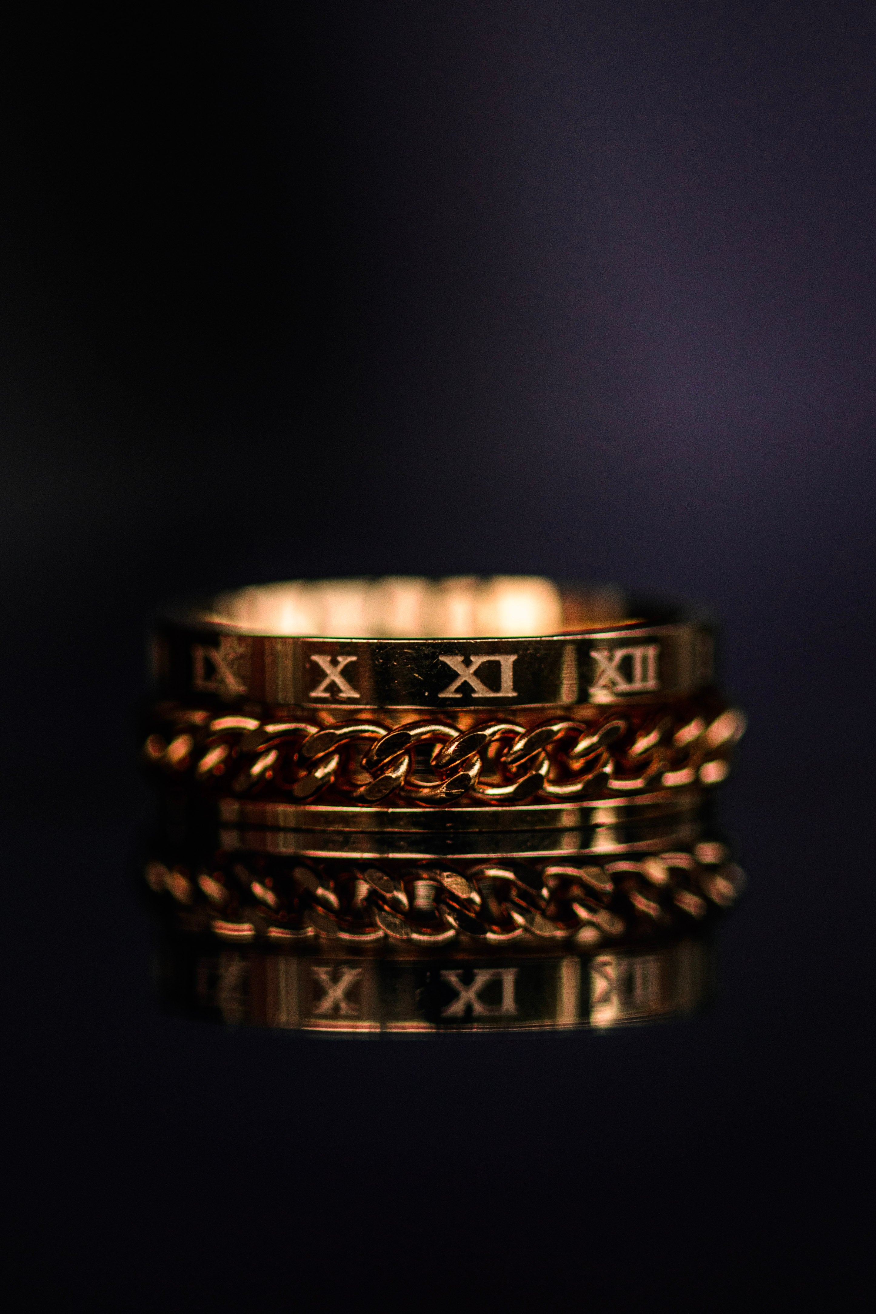 Chain Ring - Roman Gold