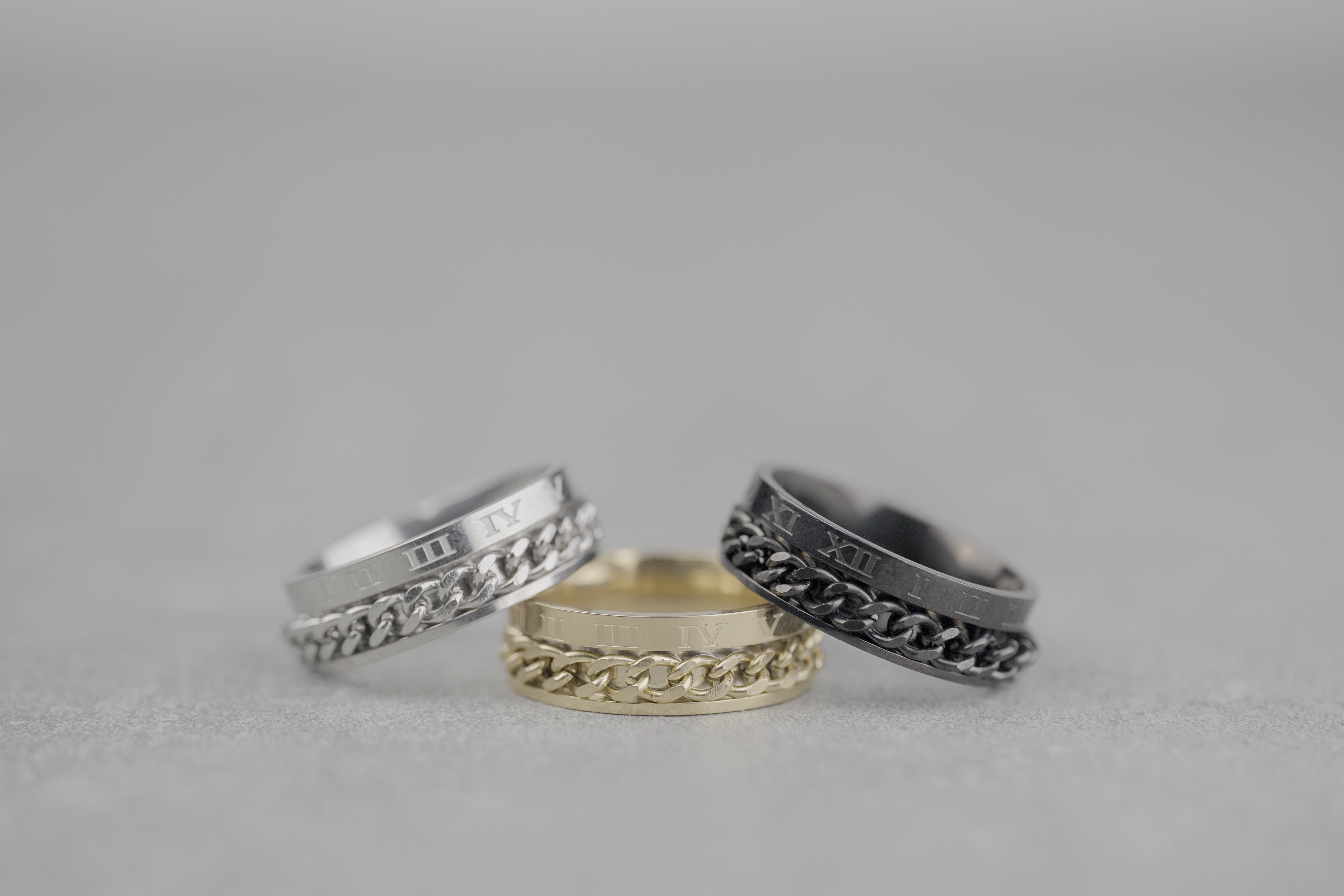 Chain Ring - Roman Gold