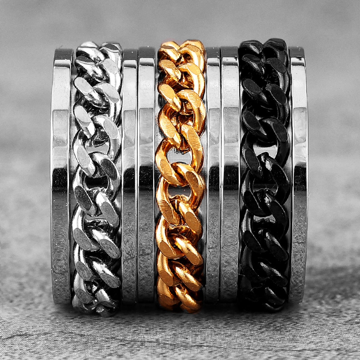 Chain Ring - Plain Silver