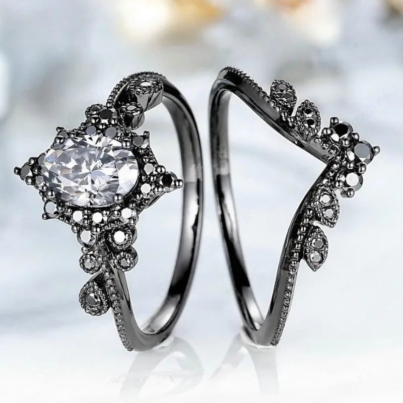 Stardust Ring - Black Star