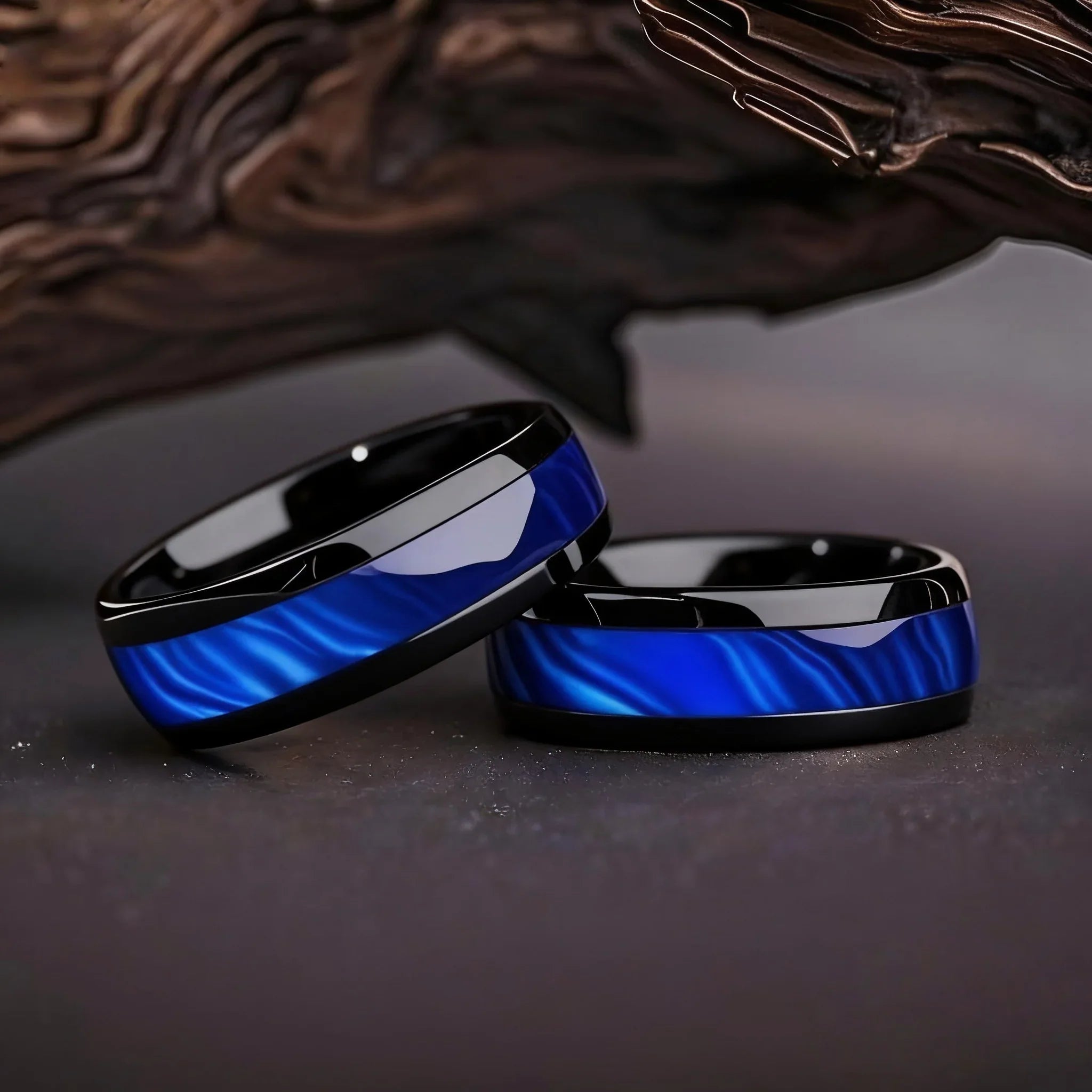 Nebula Ring - Black & Blue