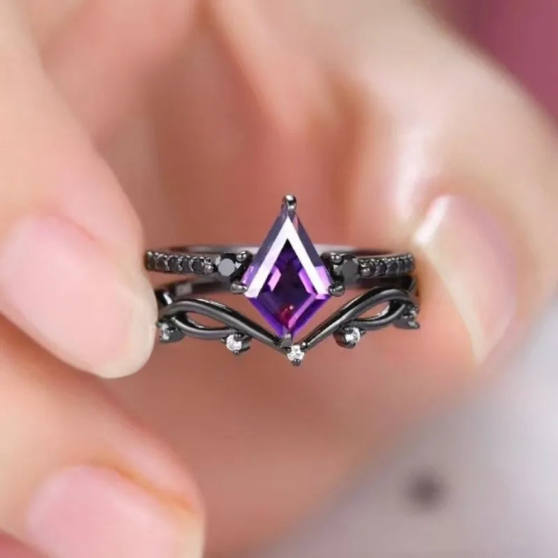 Moonveil Ring - Purple Moon