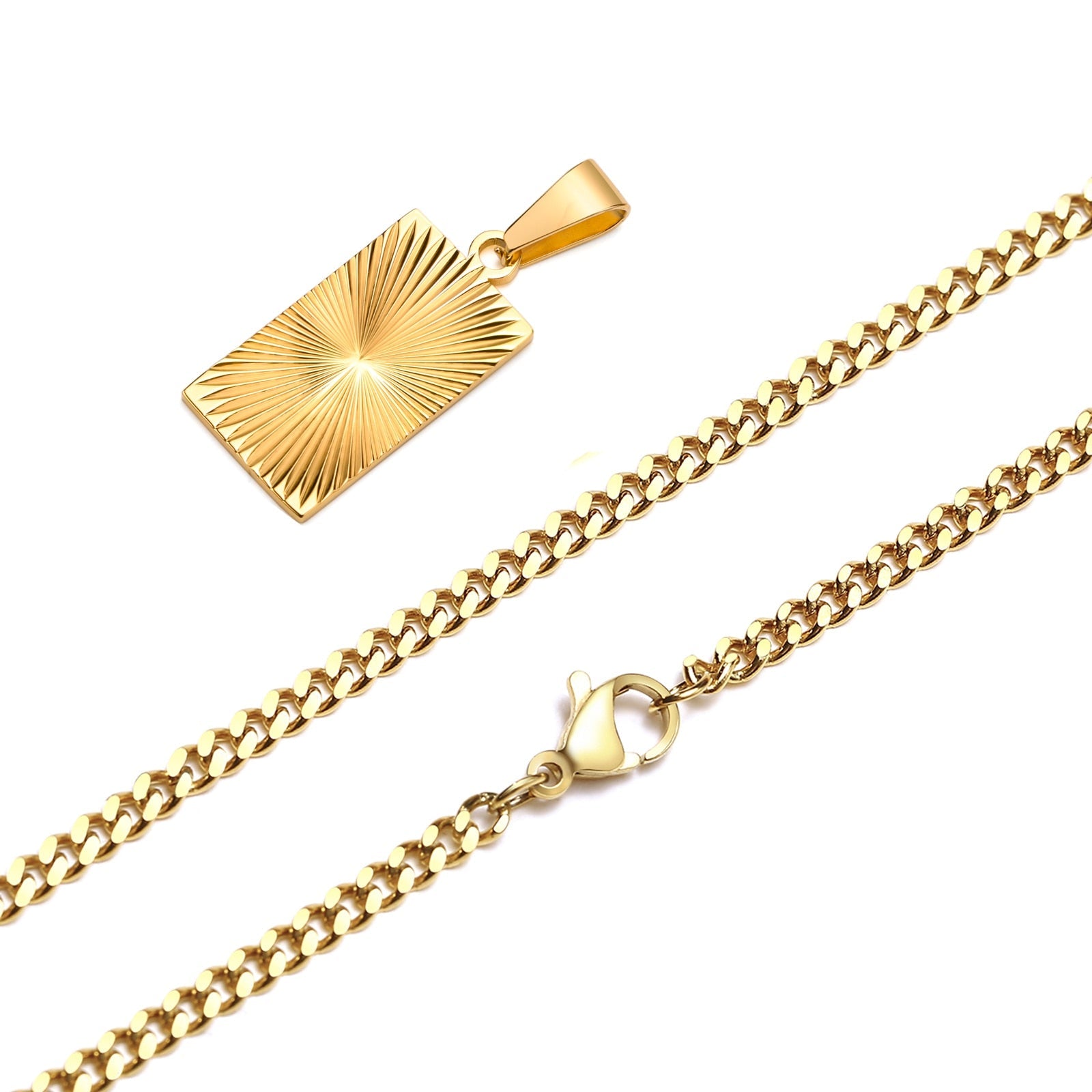 Simplistic Necklace: Sunrise