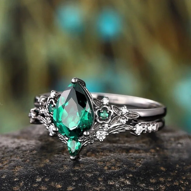 Twilight Ivy Ring - Moss