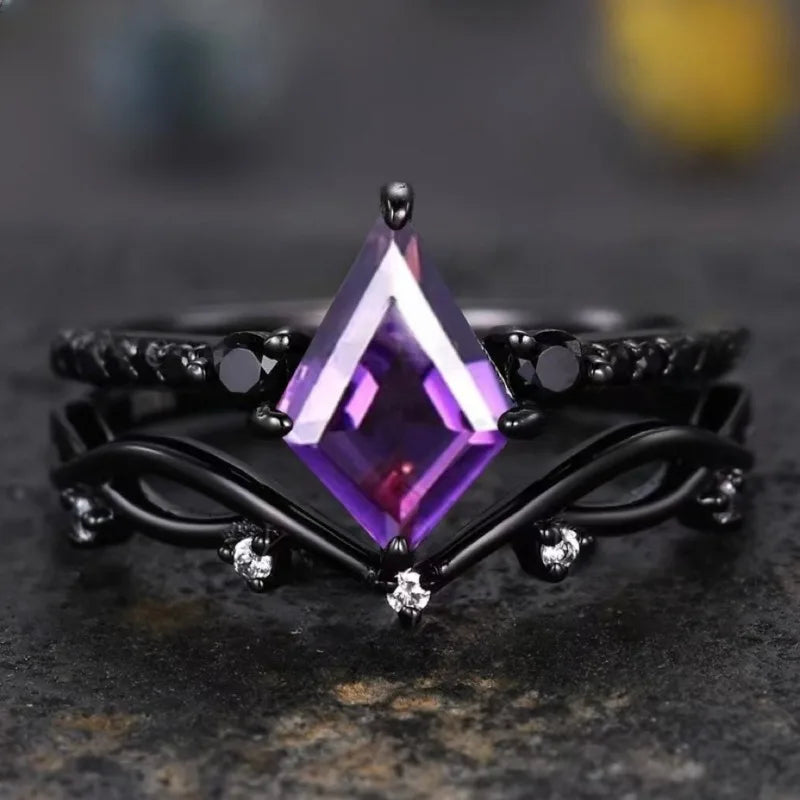 Moonveil Ring - Purple Moon