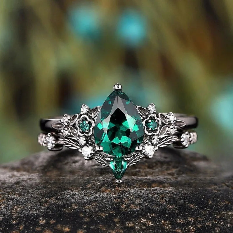 Twilight Ivy Ring - Moss