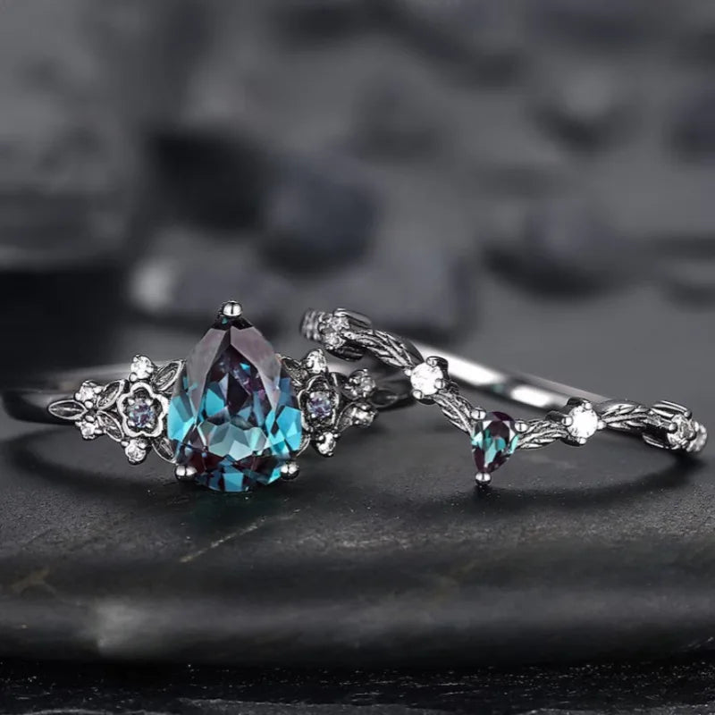 Twilight Ivy Ring - Sapphire