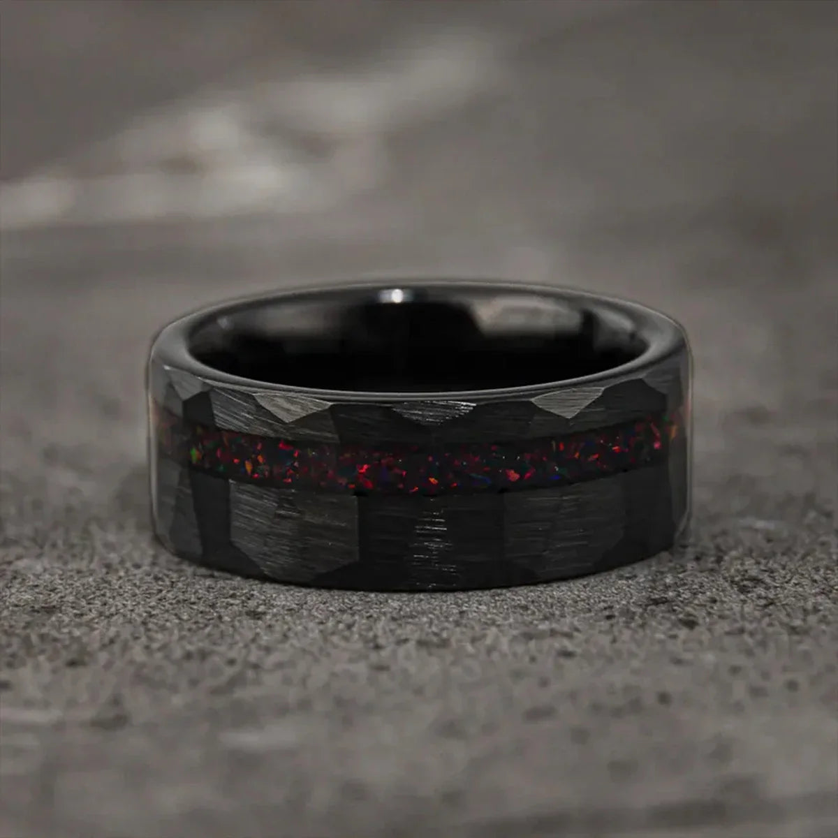 Hammered Galaxy Ring