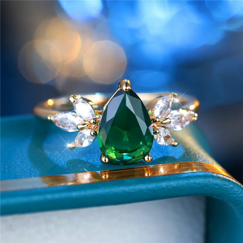 Stardust Ring - Green Angel
