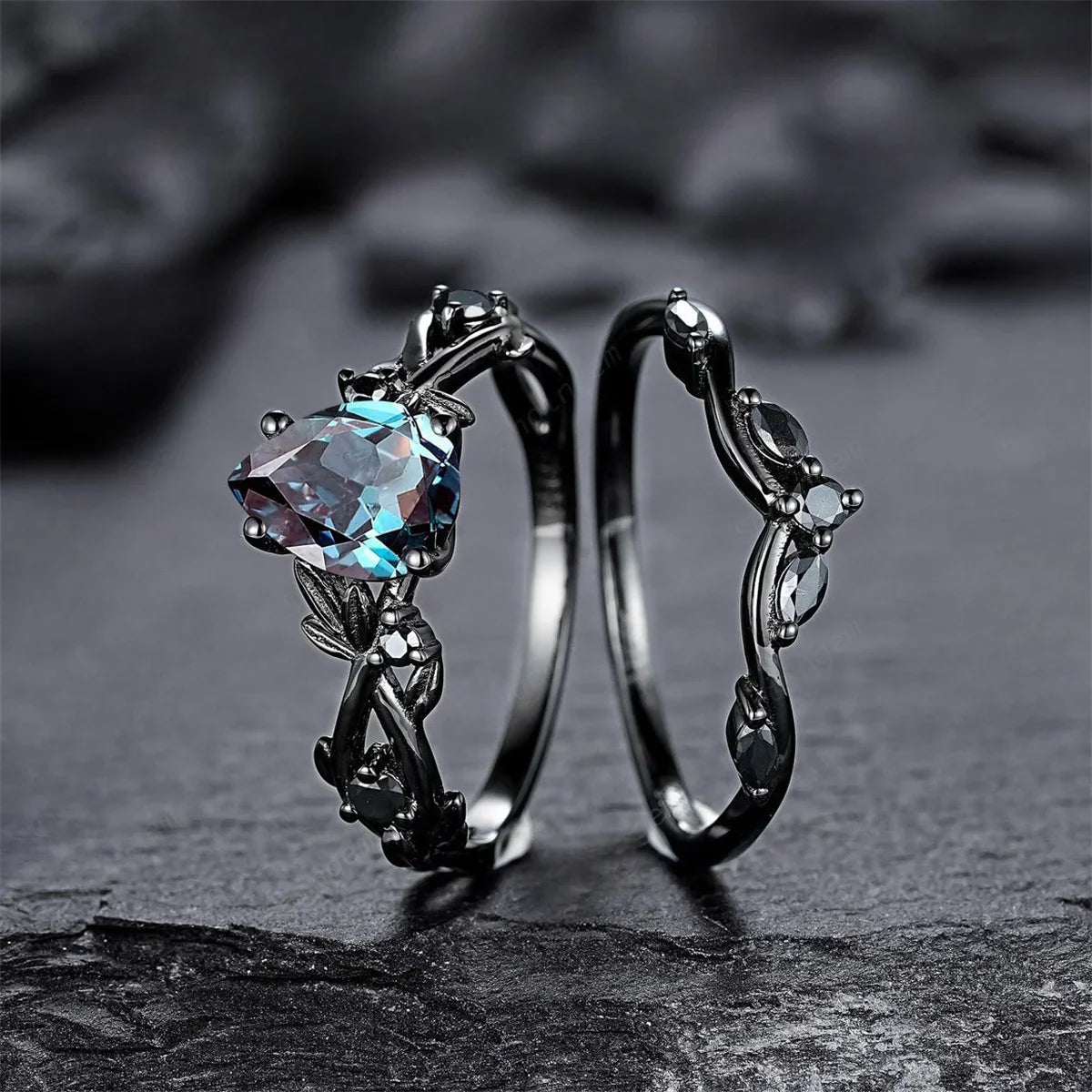 Twilight Ivy Ring - Blue Moon