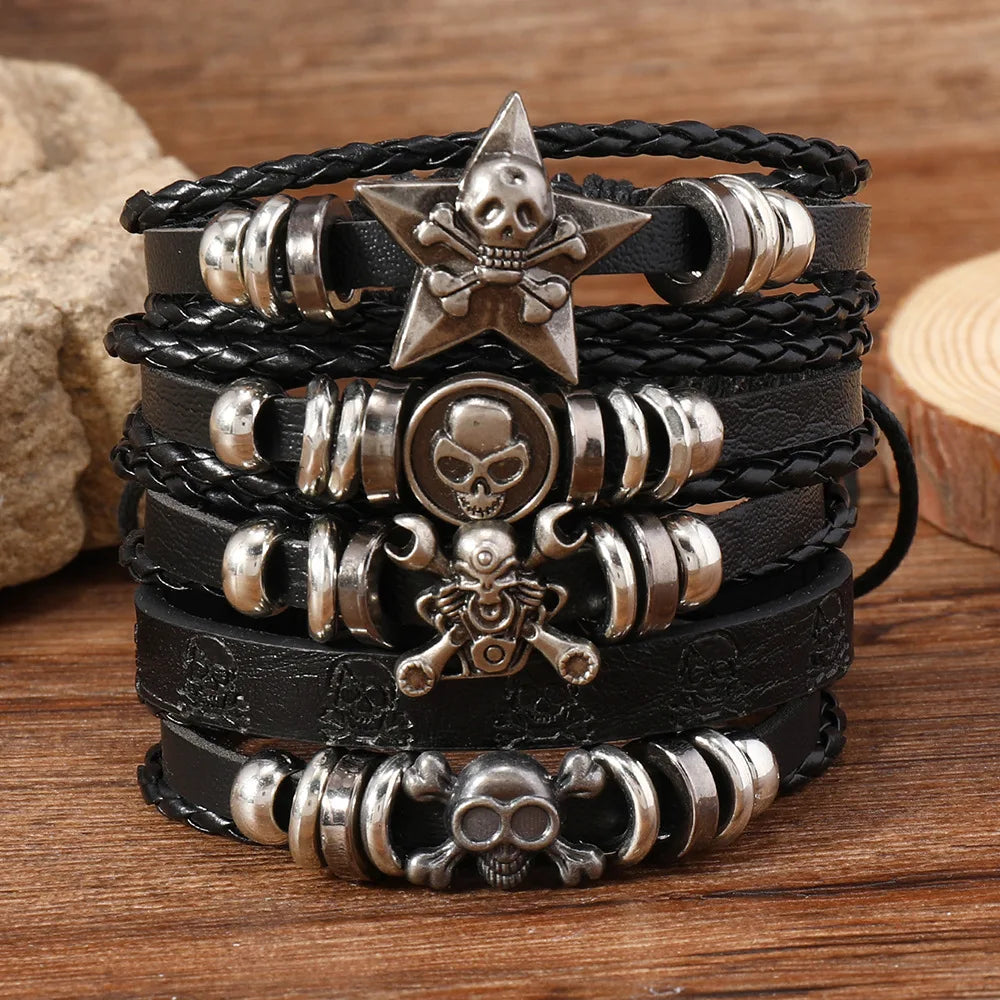 Retro Bracelet - Skull