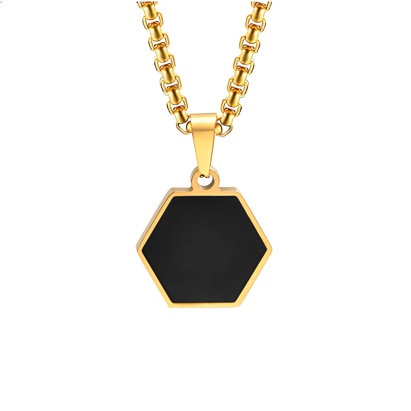 Simplistic Necklace: Hexagon