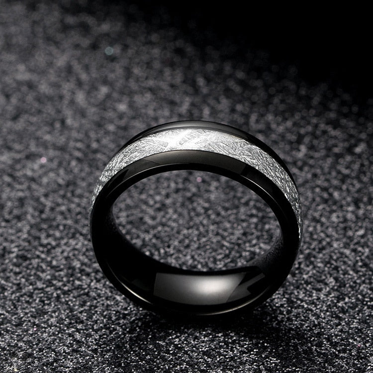 Meteorite Ring - Black