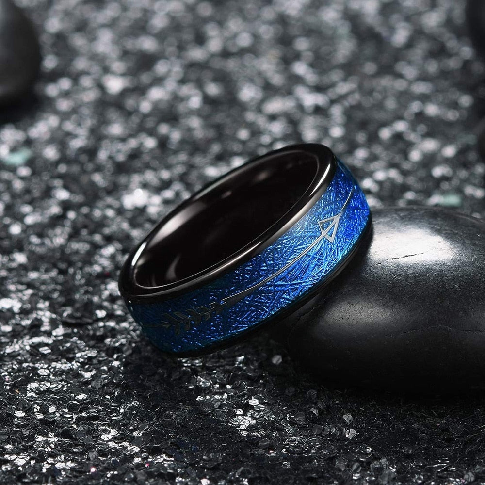 Meteorite Ring - Blue