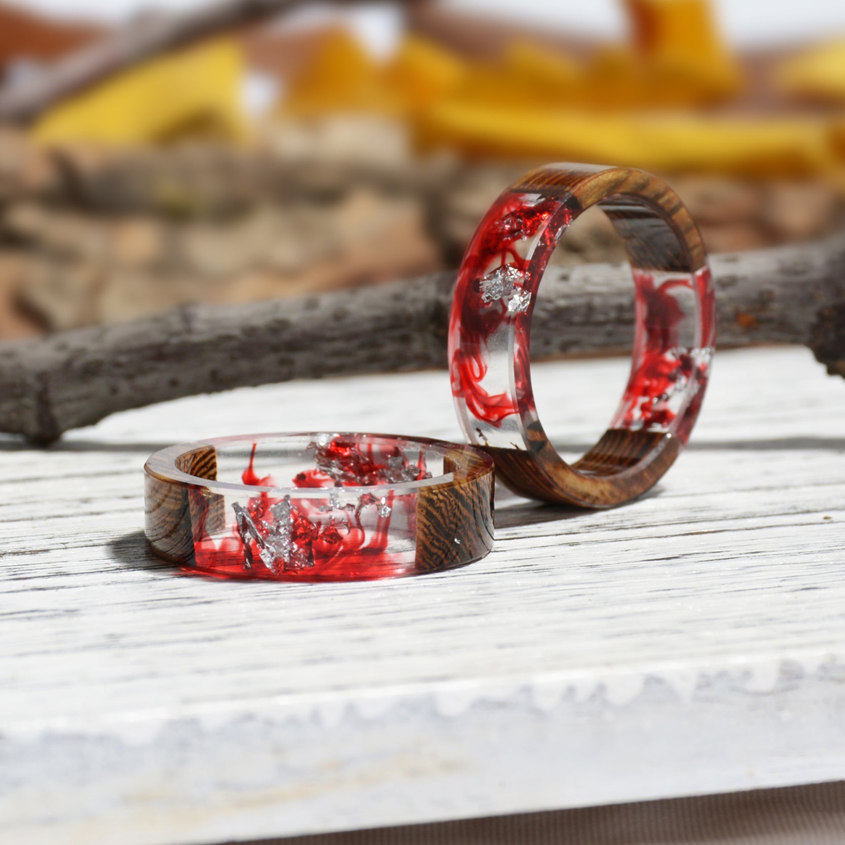 Flora Ring - Red Rose