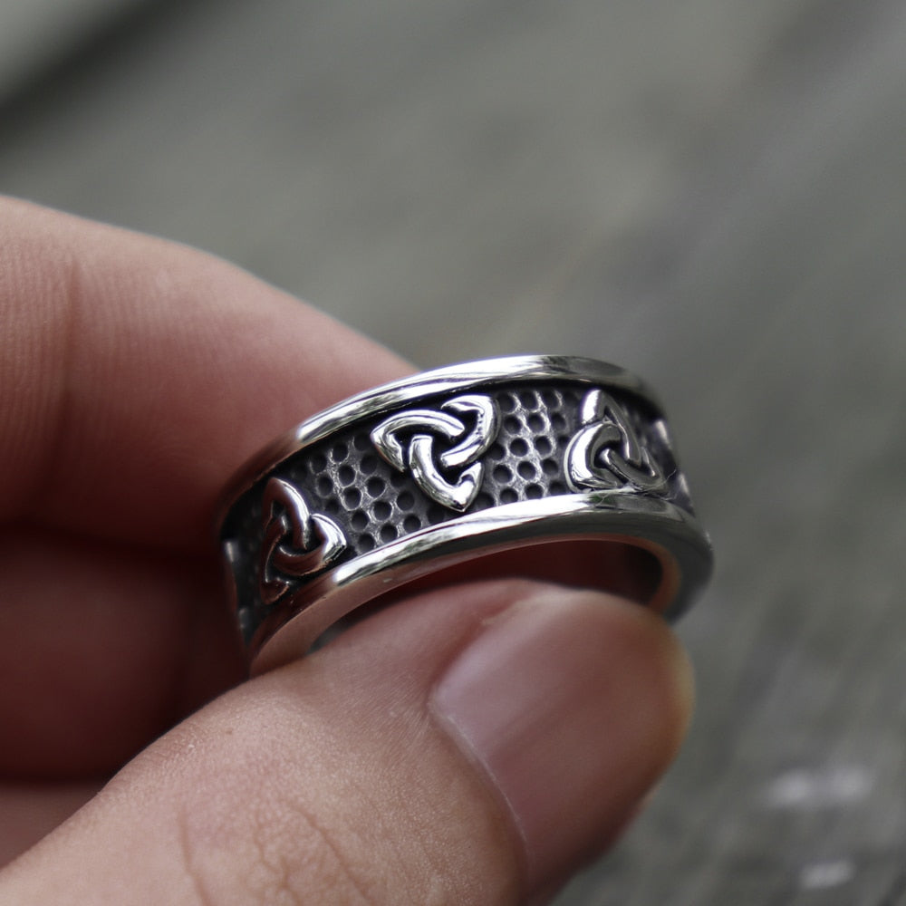 Stainless Steel Viking Ring