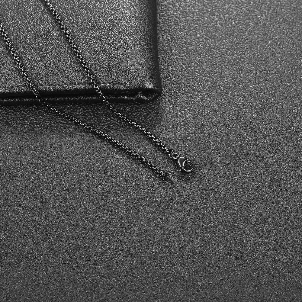 Geometric Necklace - Black