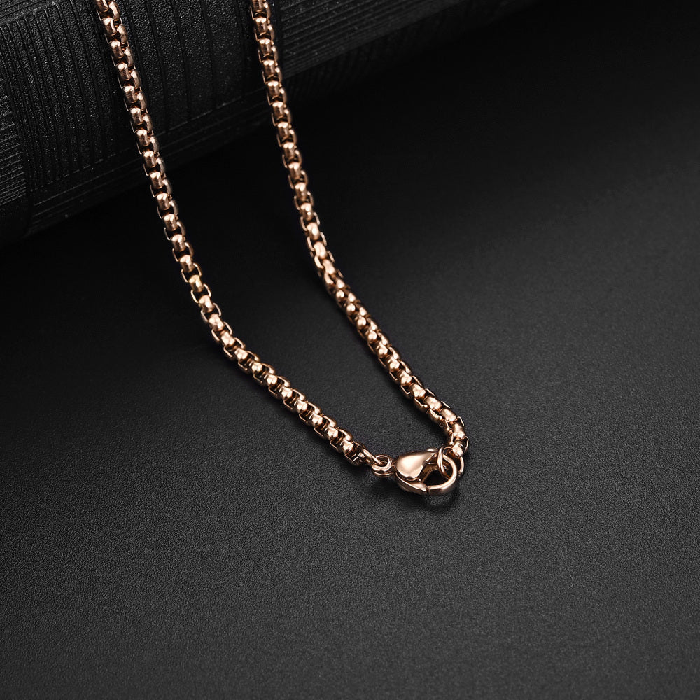Geometric Necklace - Rose Gold