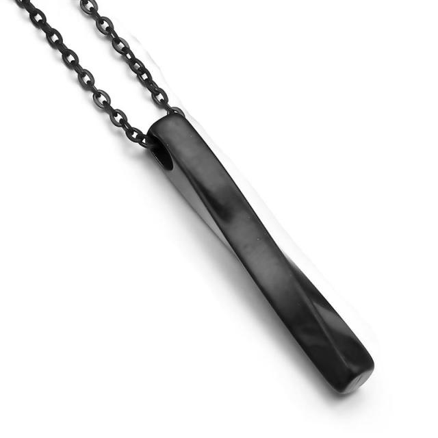 Spiral Necklace - Black