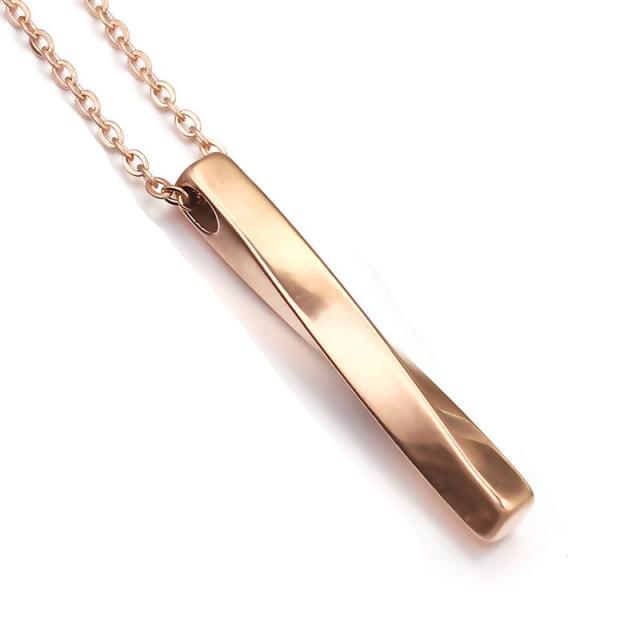 Spiral Necklace - Rose Gold
