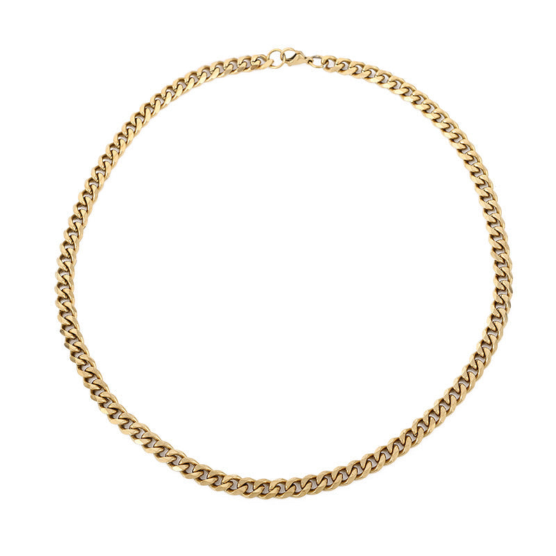 Cuban Necklace Chain - Gold