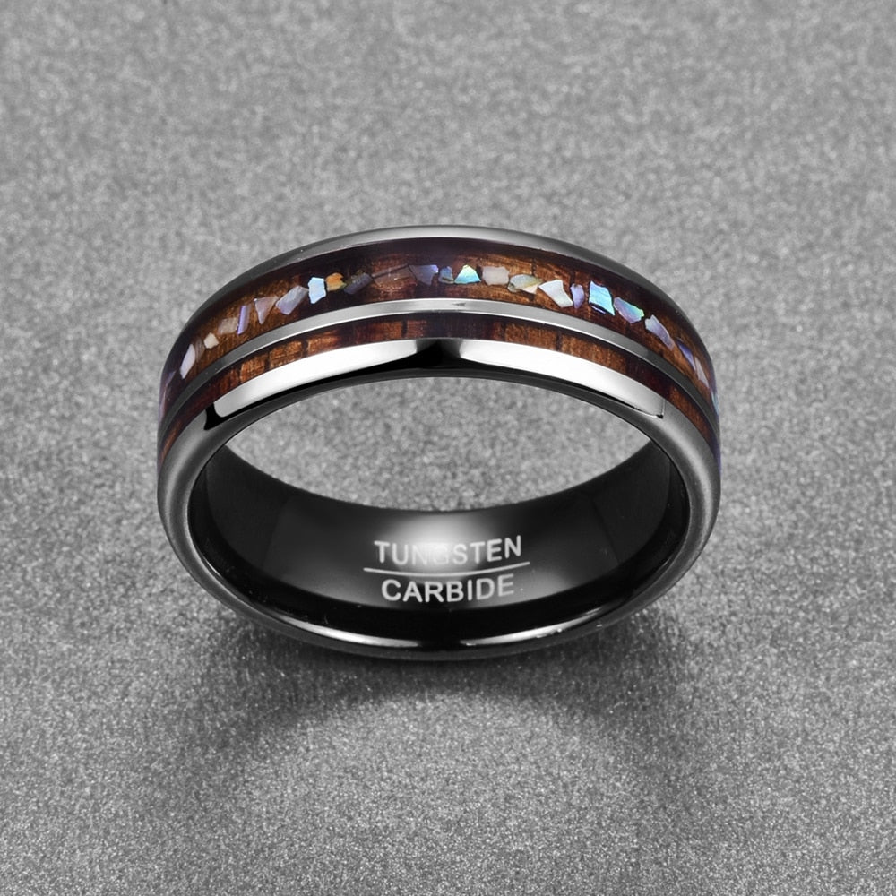 Broken Shell Abalone Ring