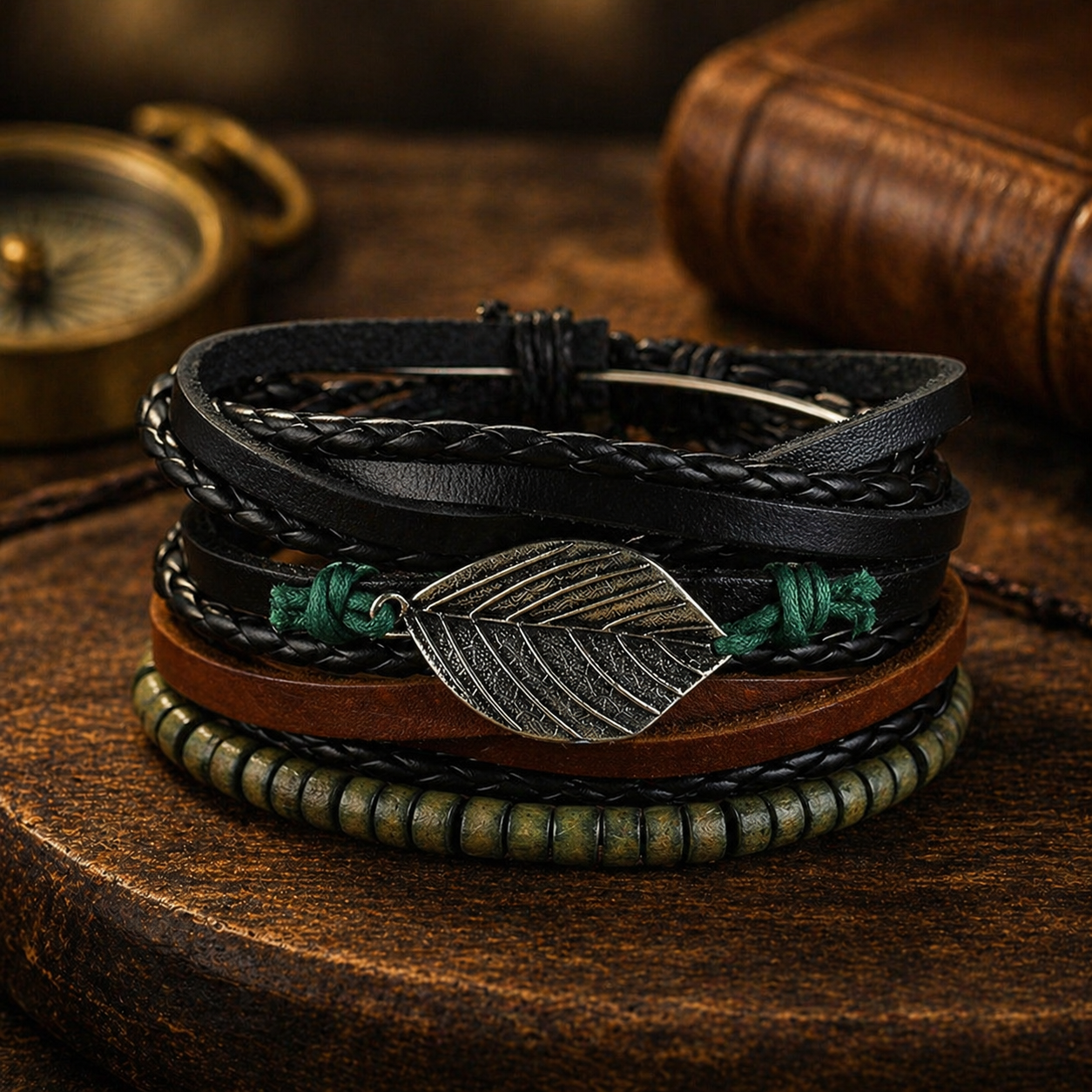 Vintage Bracelet - Leaf