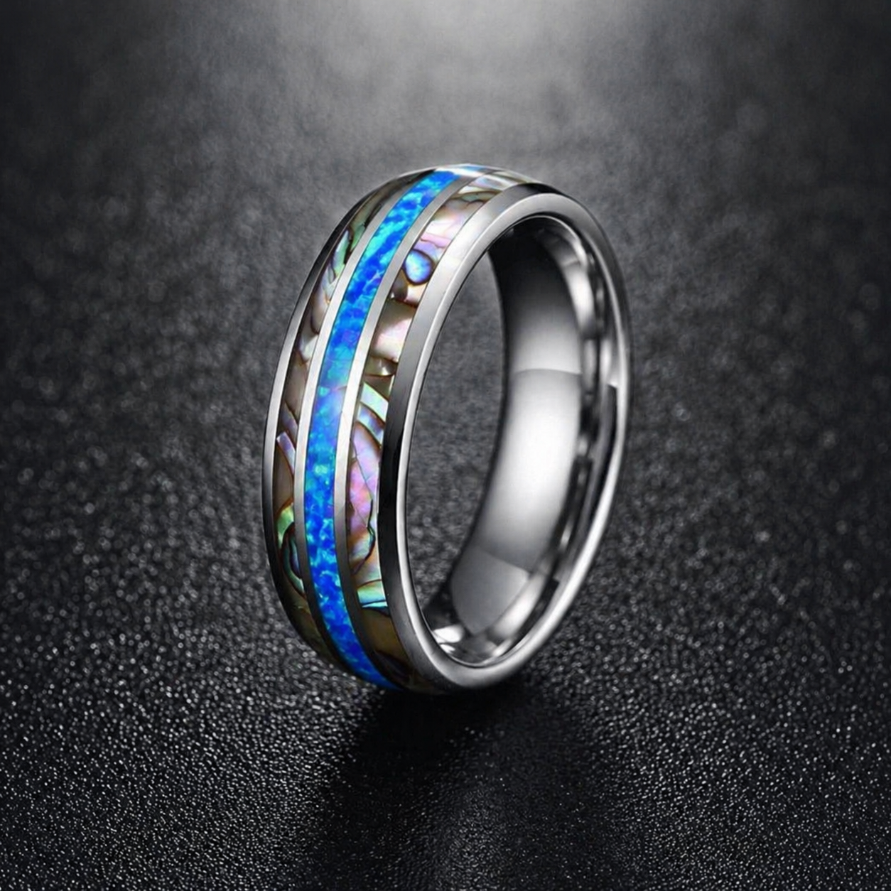 Abalone Ring - Blue Ocean