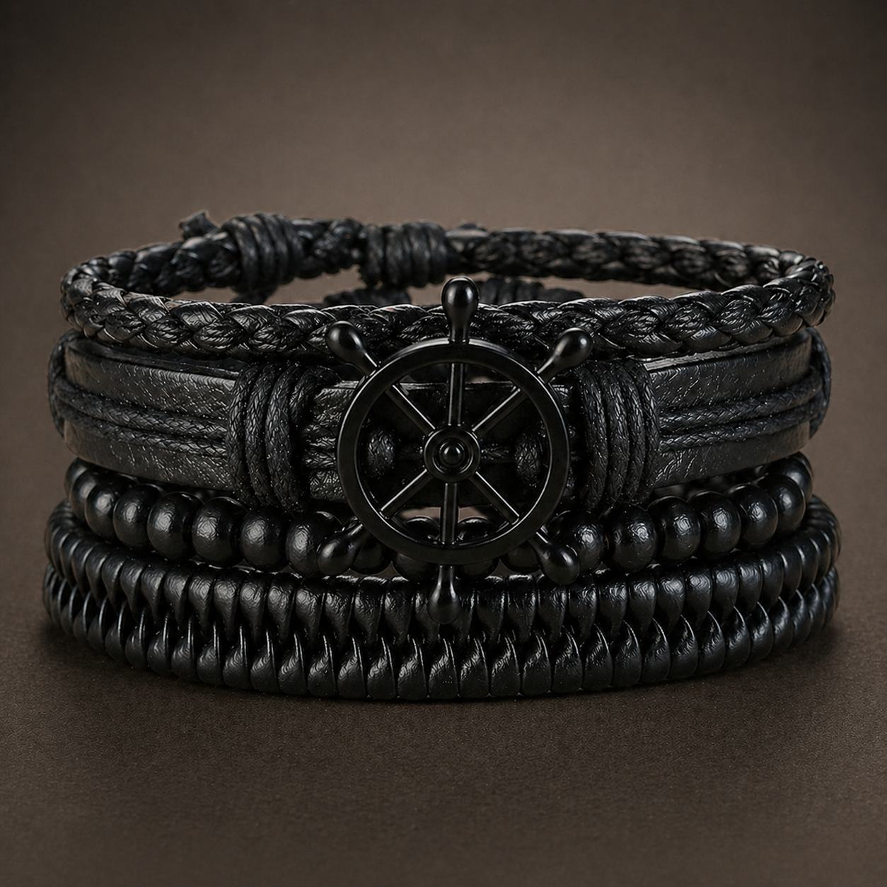 Vintage Bracelet - Captain (Black)