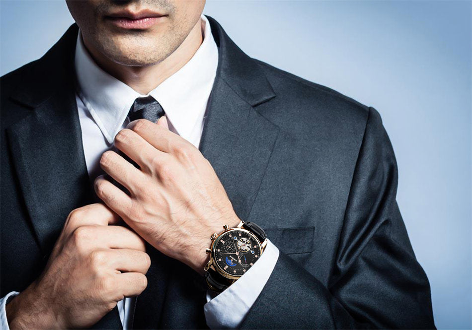 Mechanical Dual Time Watch