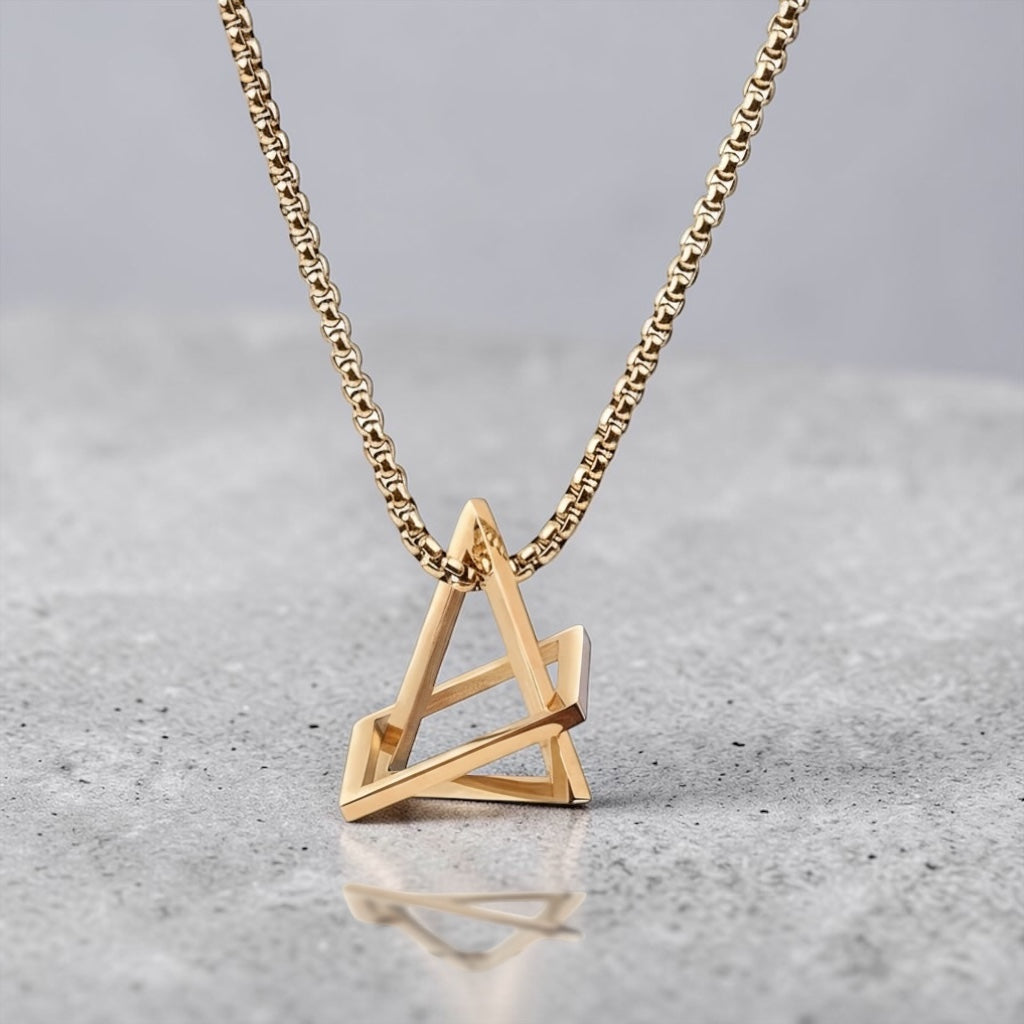 Geometric Necklace - Gold