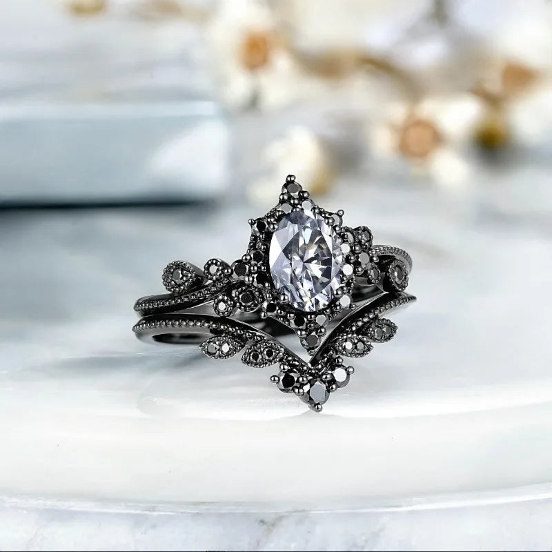 Stardust Ring - Black Star