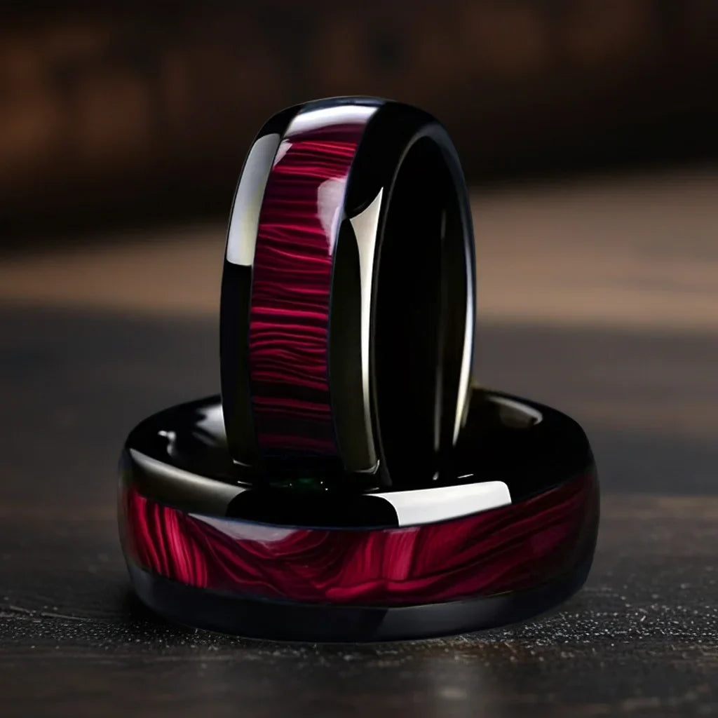 Nebula Ring - Black & Red