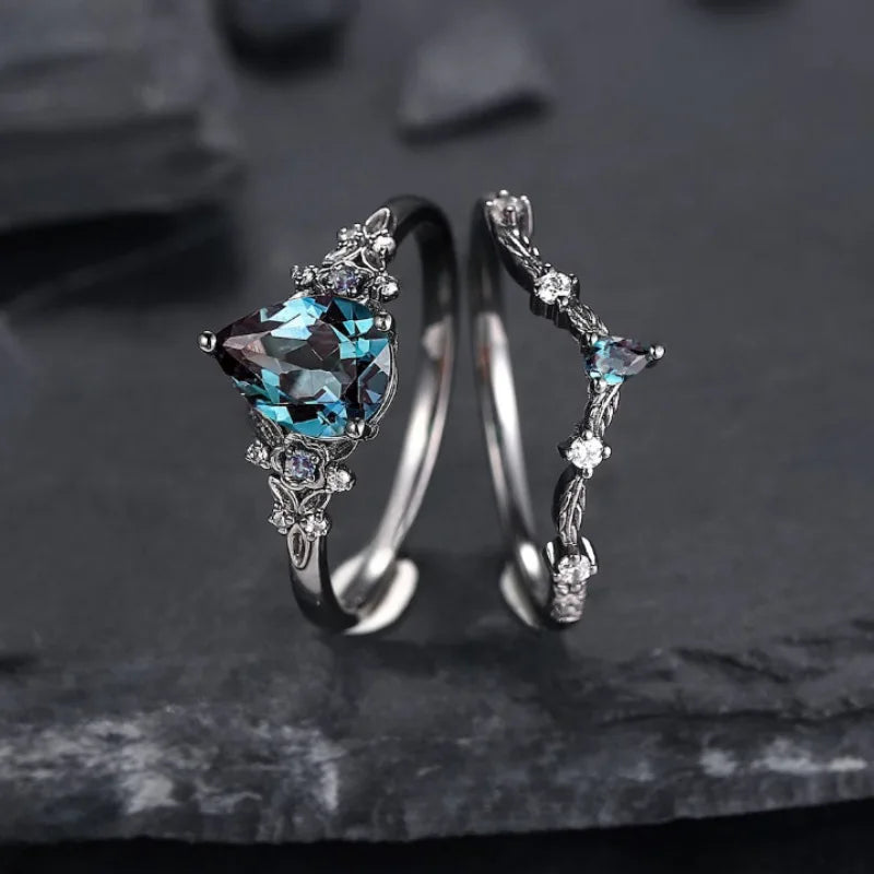 Twilight Ivy Ring - Sapphire