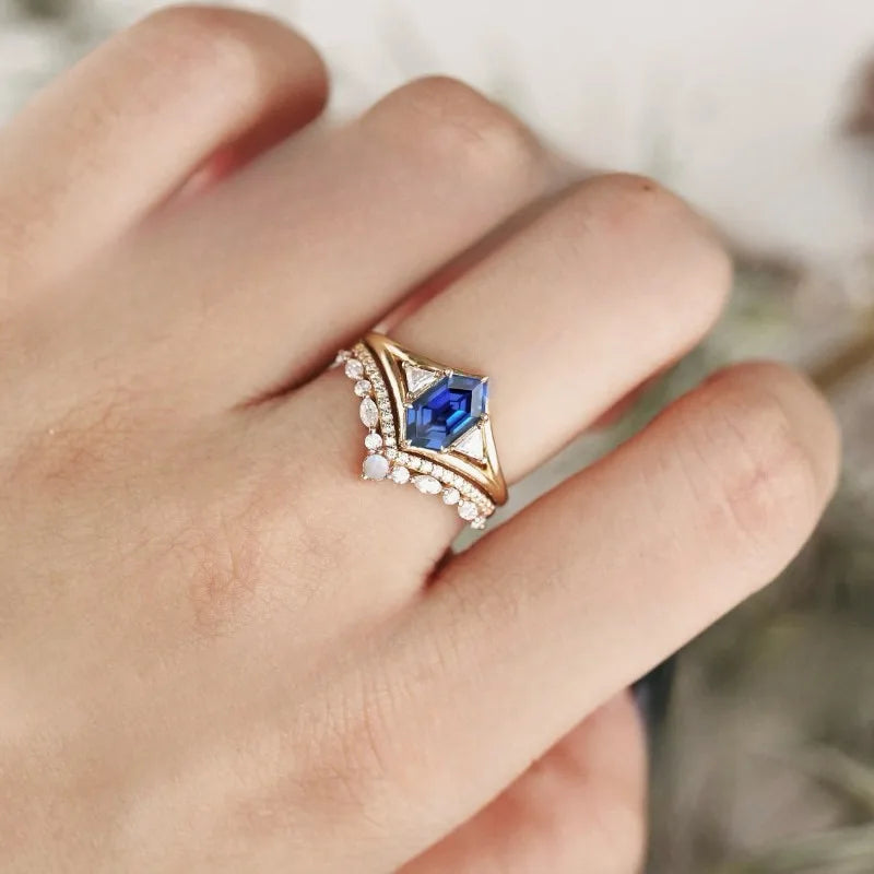 Stardust Ring - Blue Star