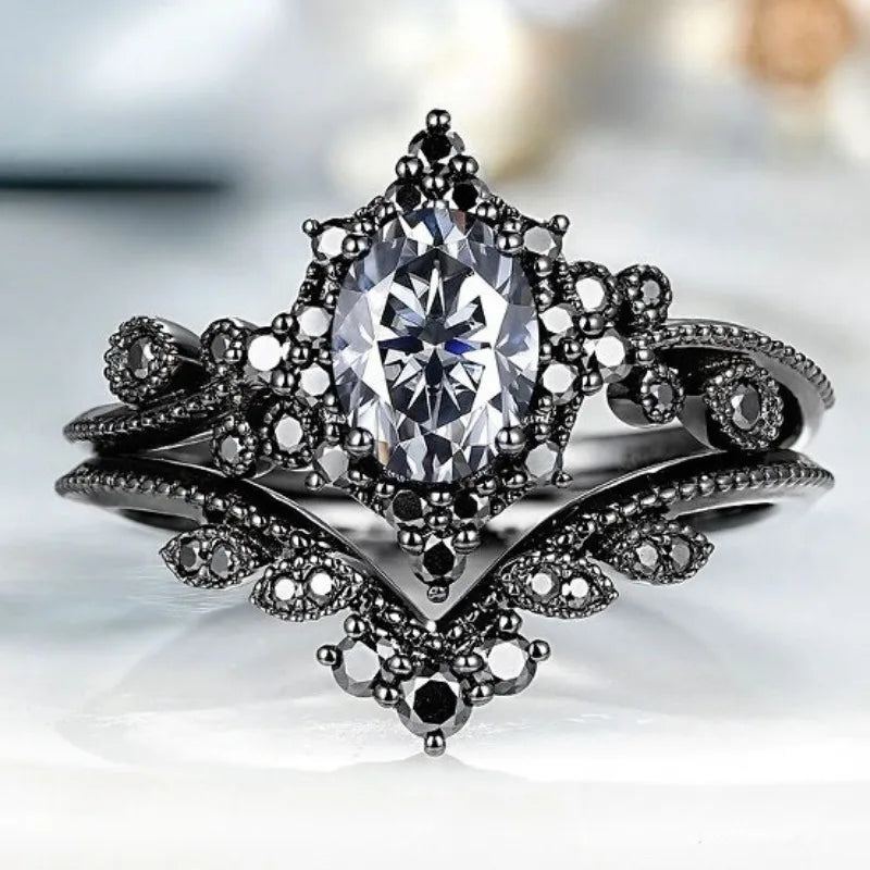 Stardust Ring - Black Star