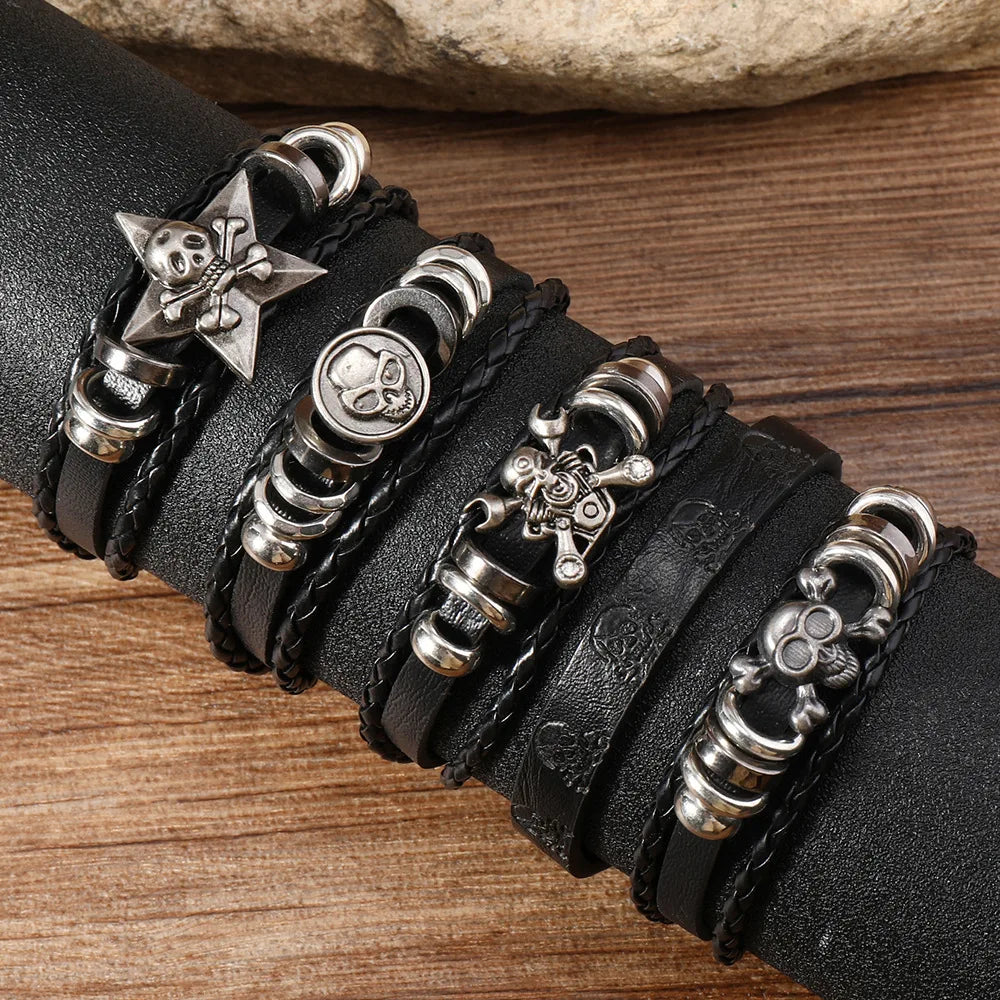 Retro Bracelet - Skull