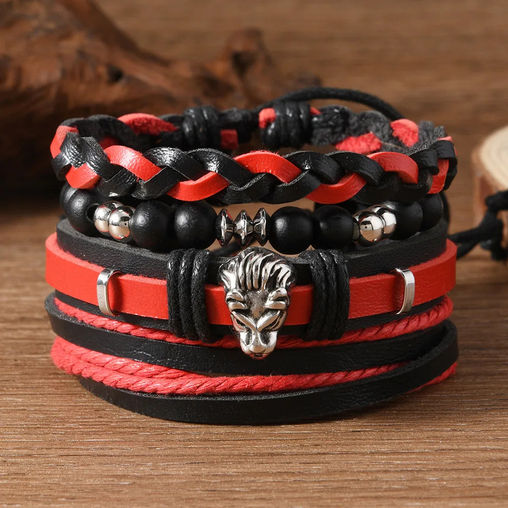 Retro Bracelet  - Red Lion