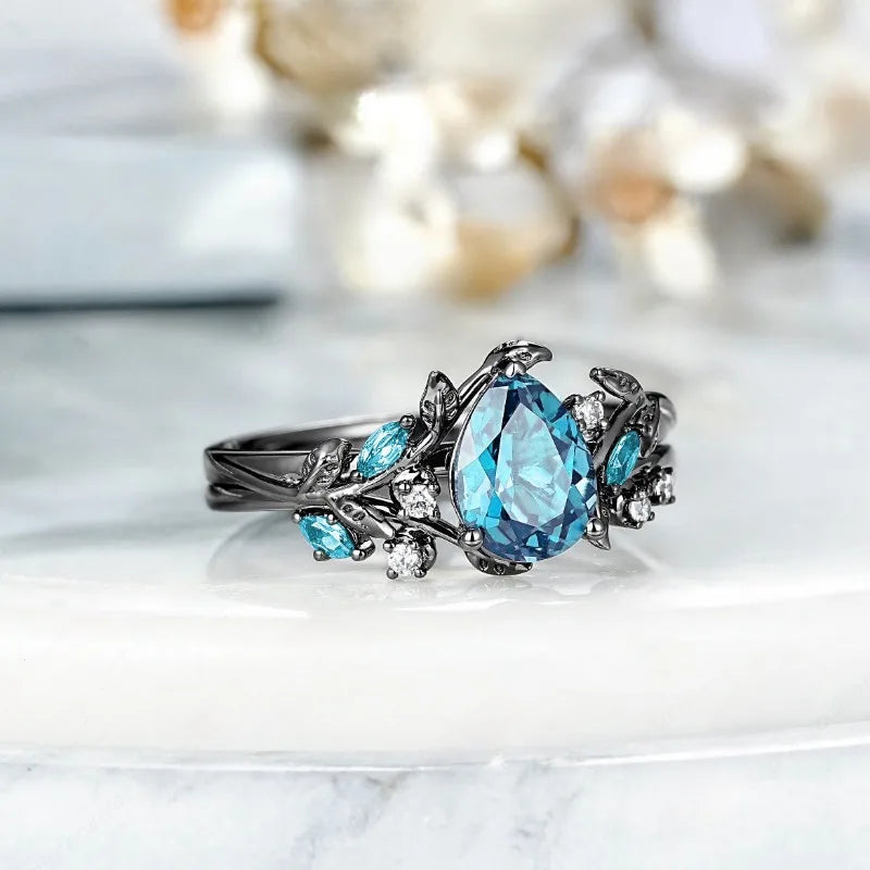 Twilight Ivy Ring - Lagoon