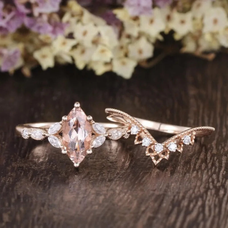 Moonveil Ring - Rosé Aura