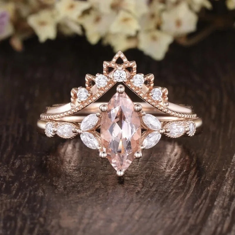 Moonveil Ring - Rosé Aura