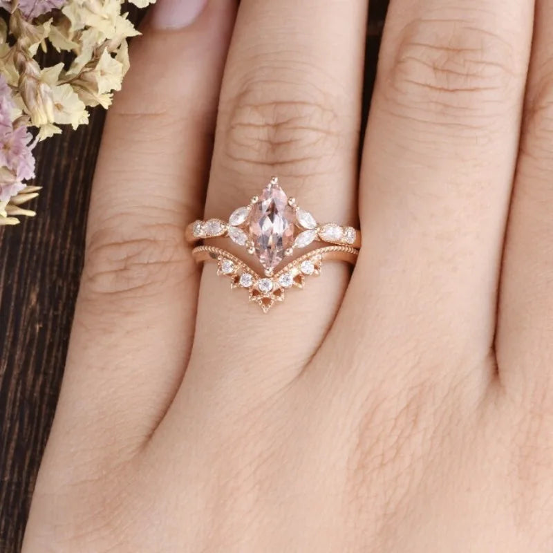 Moonveil Ring - Rosé Aura