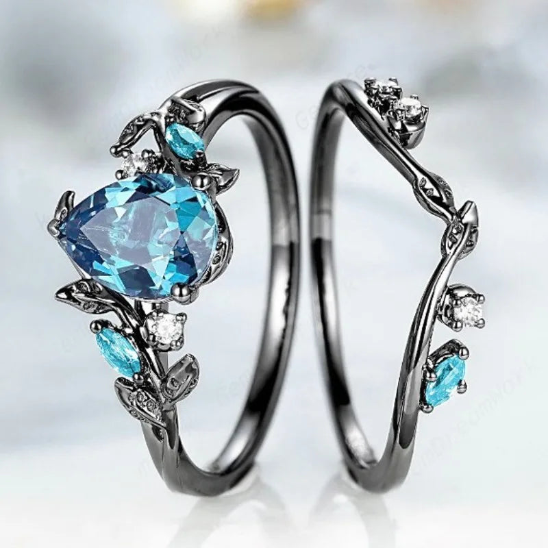 Twilight Ivy Ring - Lagoon