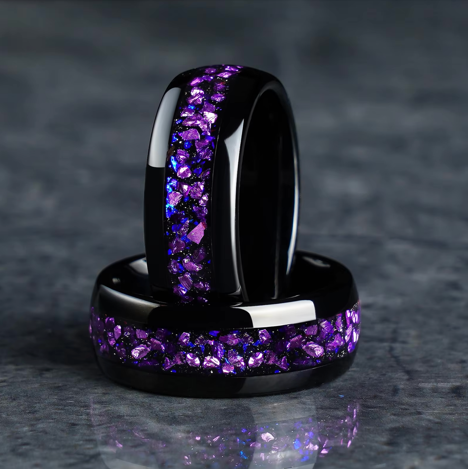 Galaxy Ring - Purple Nebula