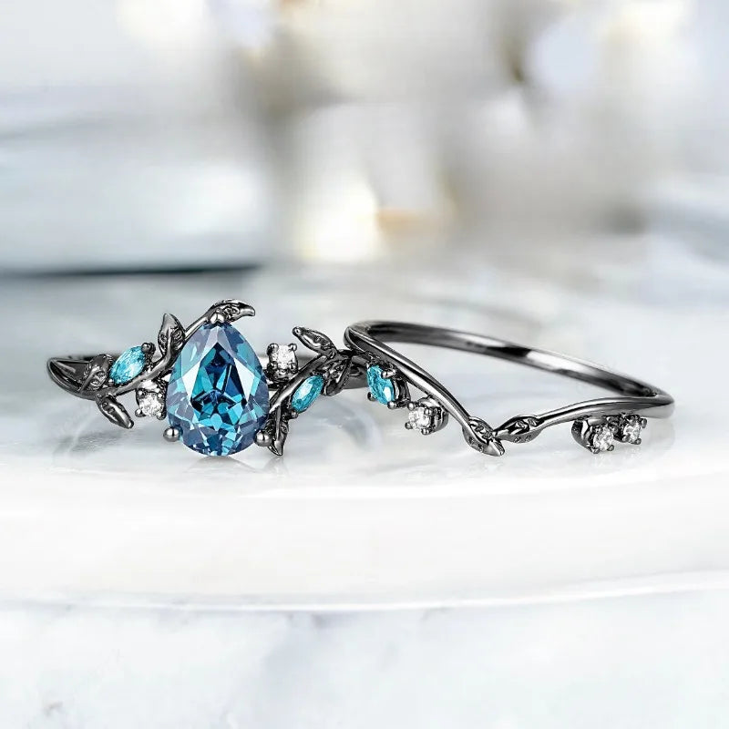 Twilight Ivy Ring - Lagoon