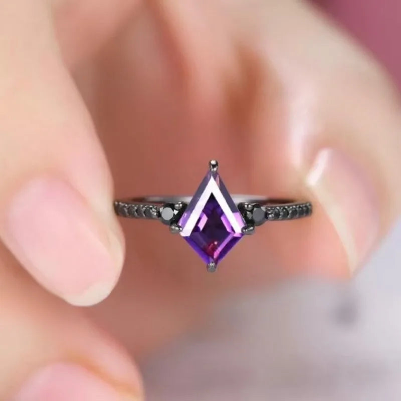 Moonveil Ring - Purple Moon