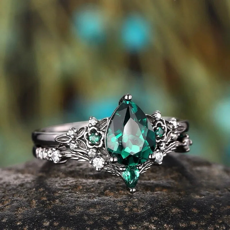 Twilight Ivy Ring - Moss