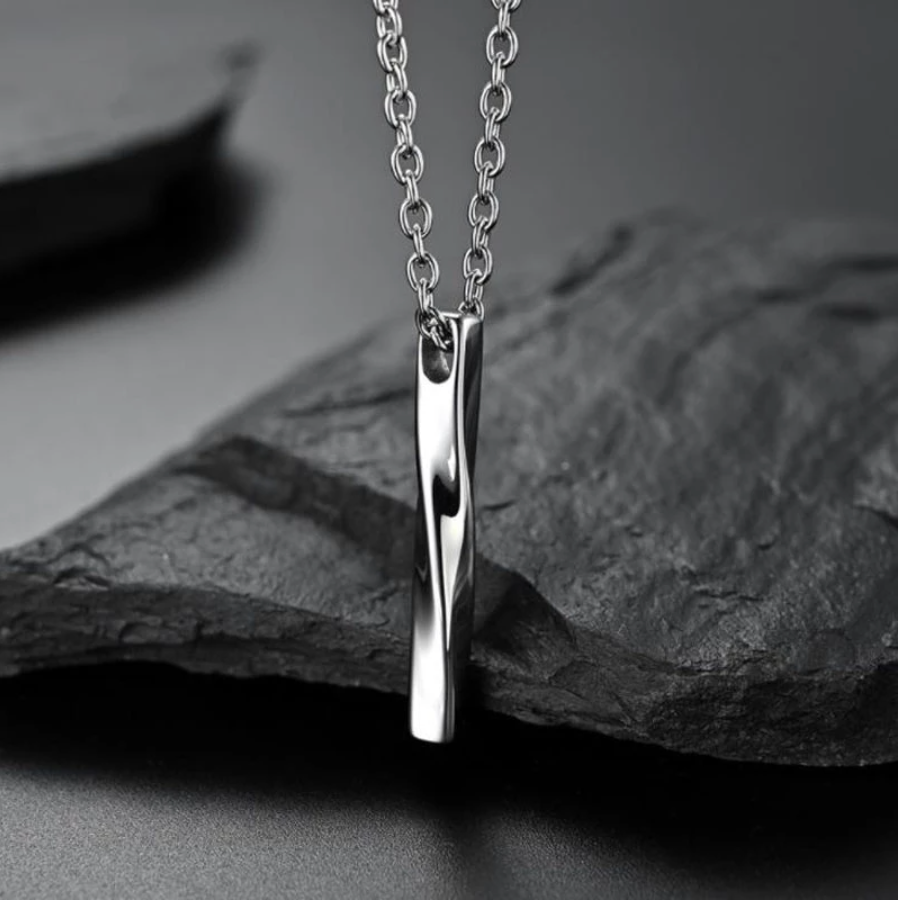 Spiral Necklace - Silver