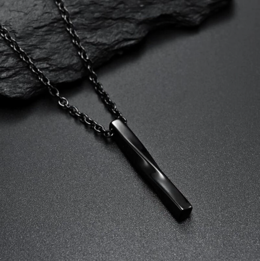 Spiral Necklace - Black