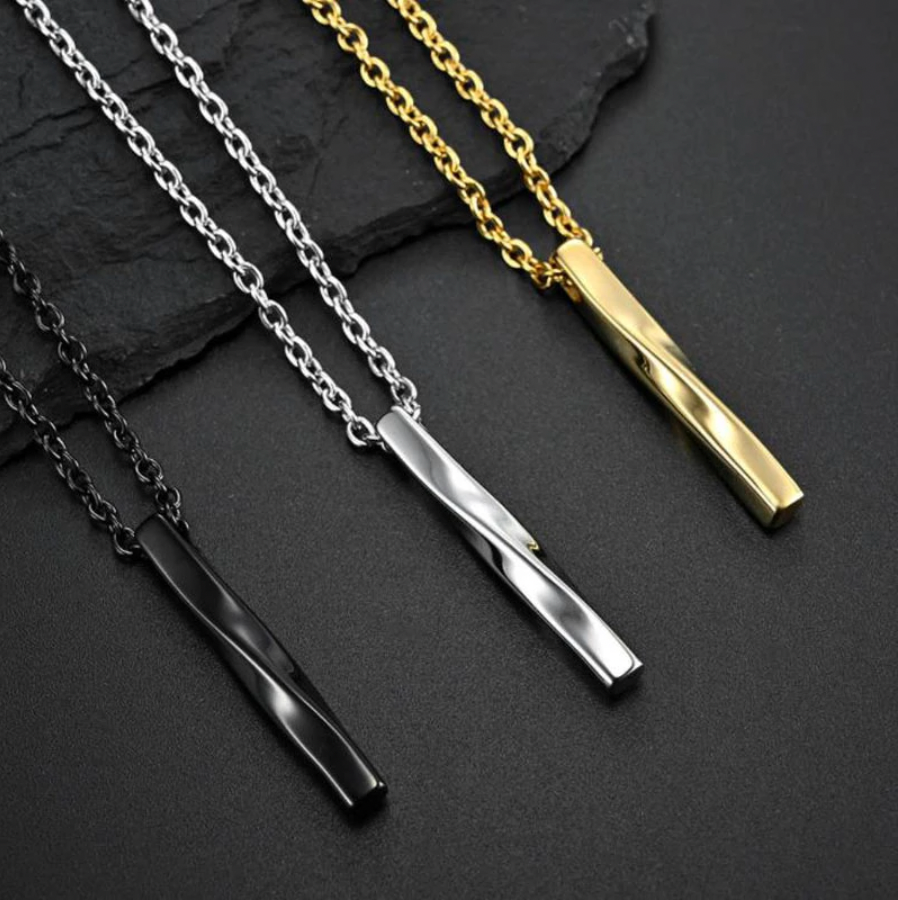 Spiral Necklace - Black